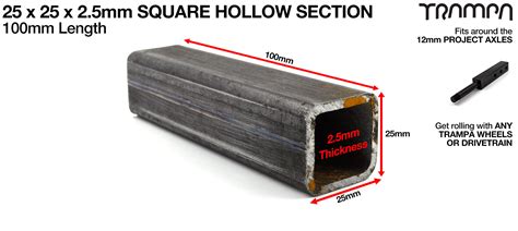 25x25 steel box section|25mm box section mild steel.